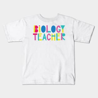 Biology Teacher Gift Idea Cute Back to School Kids T-Shirt